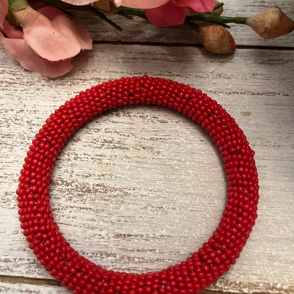 Seed Beads Bangle - Picture 6 of 7